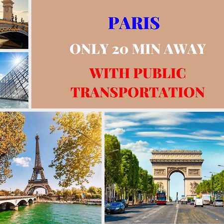 드란시 L'Eiffel - Self Checking, 20Min From Paris 아파트 외부 사진